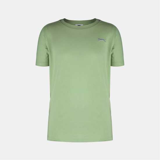 Slazenger Junior Boys Plain Tee shirt  