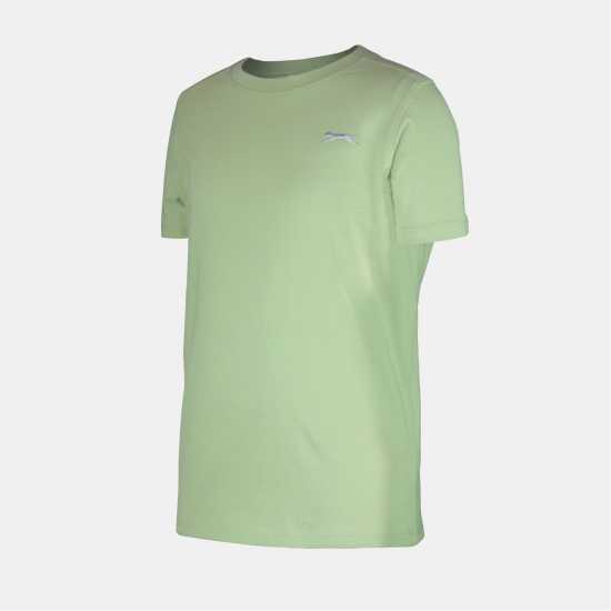 Slazenger Junior Boys Plain Tee shirt  