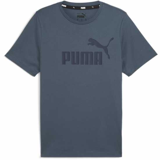 Puma Мъжка Риза Ess Logo Tee (S) T-Shirt Mens Небесно сиво 