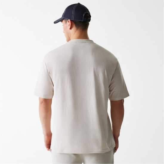 New Era Men's Mlb Essential Oversized T-Shirt NY Cream 