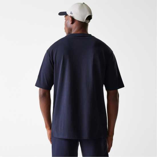 New Era Men's Mlb Essential Oversized T-Shirt NY Navy 