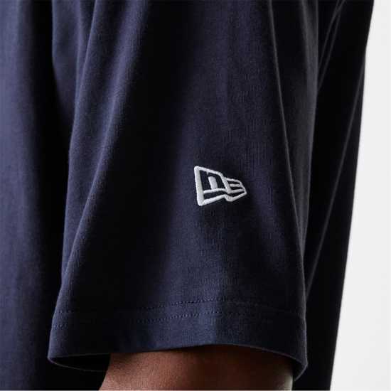 New Era Men's Mlb Essential Oversized T-Shirt NY Navy 