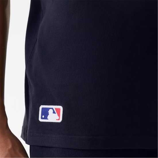 New Era Men's Mlb Essential Oversized T-Shirt NY Navy 