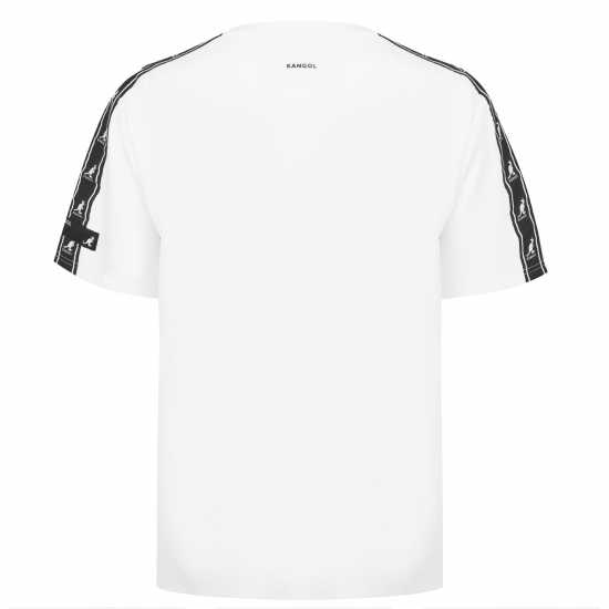Kangol Мъжка Тениска Poly T Shirt Mens White Мъжки ризи