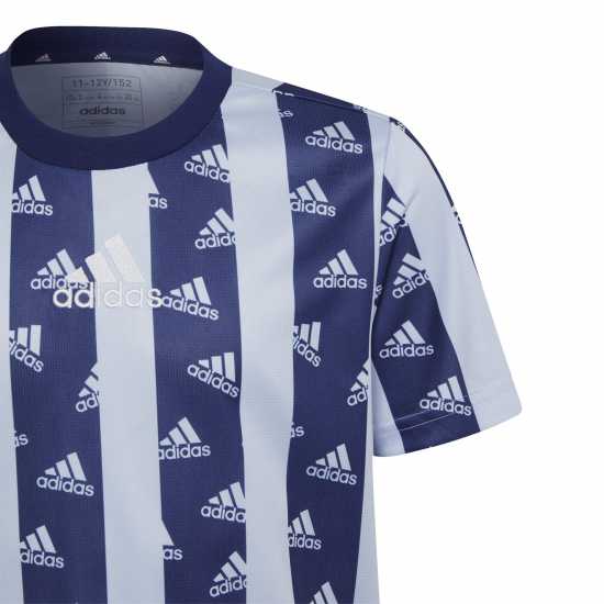 Adidas Brand Love Allover Print T-Shirt Juniors  Детски тениски и фланелки