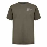 Nicce Franzo Short Sleeve T-Shirt Хаки 