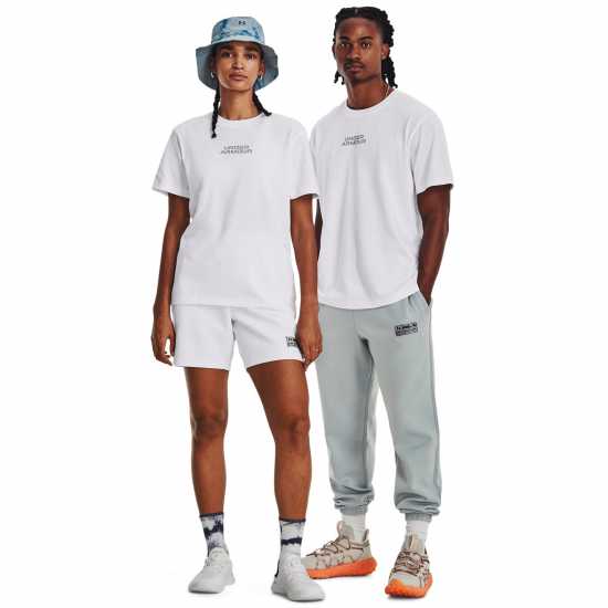 Under Armour Outline Hw Tee 99 White Мъжки ризи
