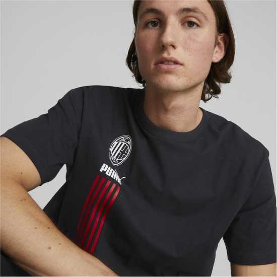 Puma Ac Milan Football Culture Tee Mens  Мъжки ризи