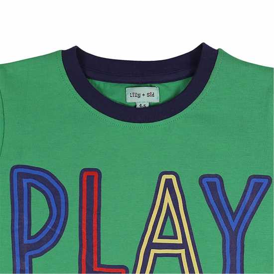 Детски тениски и фланелки Lilly And Sid Clr Play T-Shirt Jn99 Lilly And Sid Clr Play T-Shirt Jn99 Детски тениски и фланелки