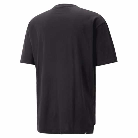 Puma Мъжка Тениска Open Road T Shirt Mens Puma Black Мъжко облекло за едри хора
