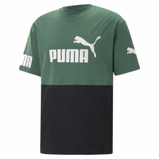 Puma Power Colorblock Tee  - Мъжко облекло за едри хора