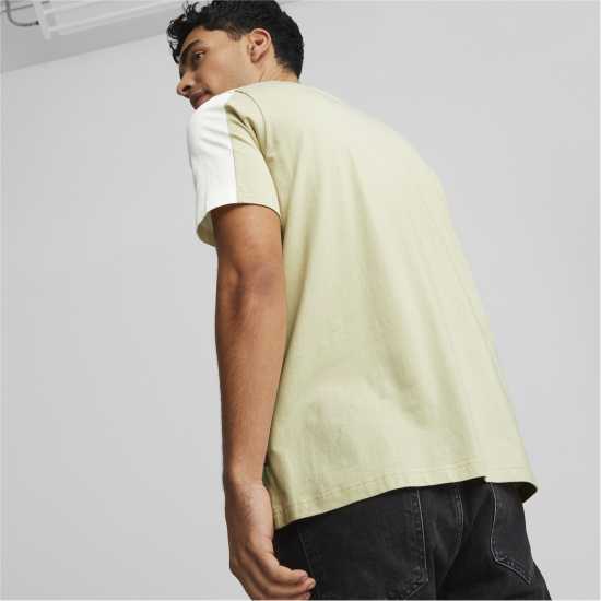 Puma Мъжка Тениска Essential Block X Tape T Shirt Mens Granola Мъжки ризи