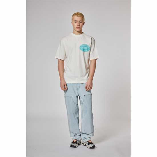 Criminal Damage Garage Oversized T-Shirt Criminal Damage Garage Oversized T-Shirt