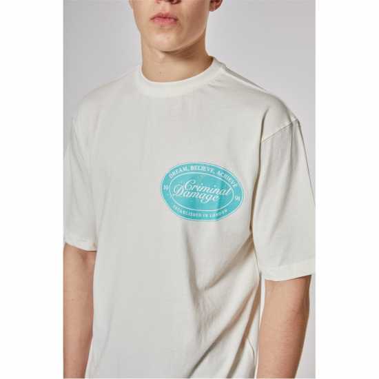 Criminal Damage Garage Oversized T-Shirt Criminal Damage Garage Oversized T-Shirt