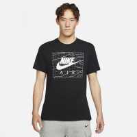 Nike Мъжка Риза Air Hbr T-Shirt Mens Black Мъжки тениски и фланелки