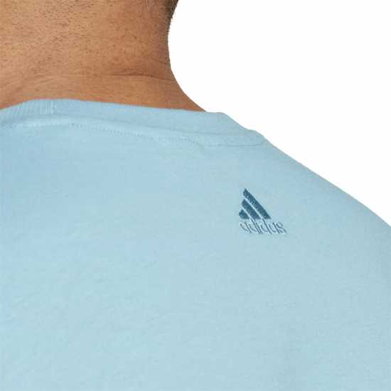 Adidas Мъжка Риза All Szn T-Shirt Mens Preloved Blue Мъжки ризи
