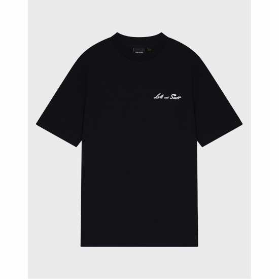 Lyle And Scott Emb Graph Tee Sn99
