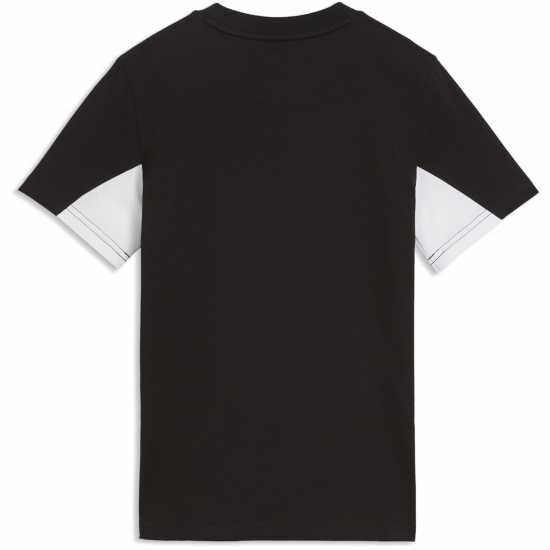 Puma Colr Block Tee Jn63 Blk/Wht/Gry 