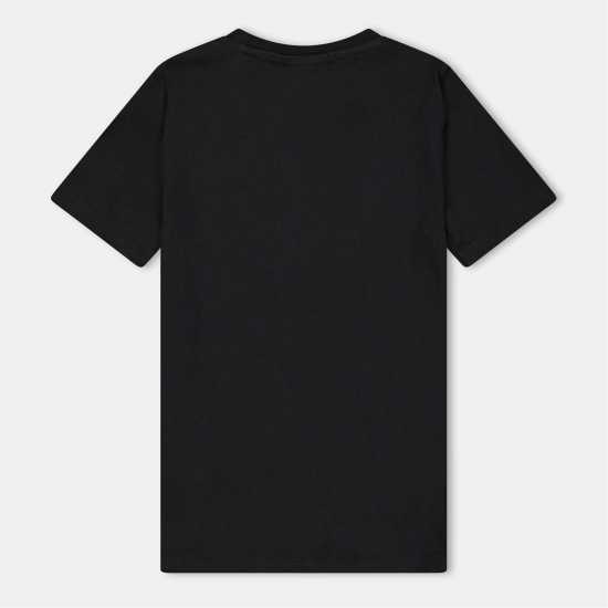 Lyle And Scott Kids' Big Logo Regular Fit T-Shirt Черен Z865 Lyle And Scott Kids' Big Logo Regular Fit T-Shirt Черен Z865