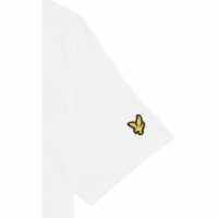 Lyle And Scott Kids' Logo Regular Fit T-Shirt White 