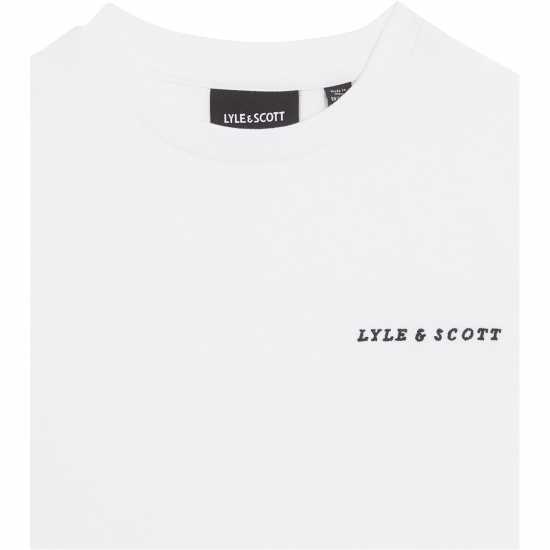 Lyle And Scott Kids' Logo Regular Fit T-Shirt White Lyle And Scott Kids' Logo Regular Fit T-Shirt White