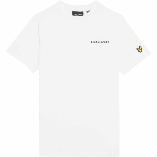 Lyle And Scott Kids' Logo Regular Fit T-Shirt White Lyle And Scott Kids' Logo Regular Fit T-Shirt White