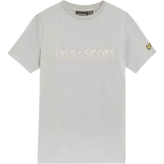 Lyle And Scott Kids' Logo Regular Fit T-Shirt Акуленска кожа X852 