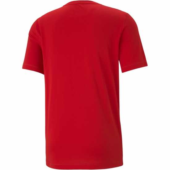 Puma Тениска С Лого Small Logo Tee High Risk Red Мъжки ризи