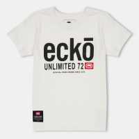 Ecko Boys Tee Xdrive Jn99 Бяло 
