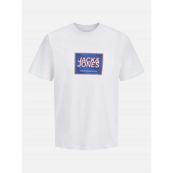Jack And Jones Kids' T-Shirt Blk/Wht/Blu 
