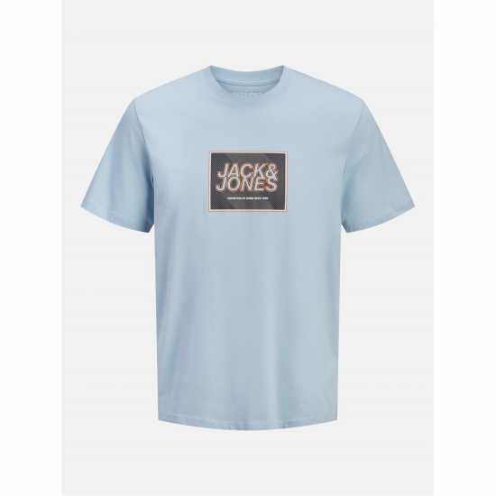 Jack And Jones Kids' T-Shirt Blk/Wht/Blu 