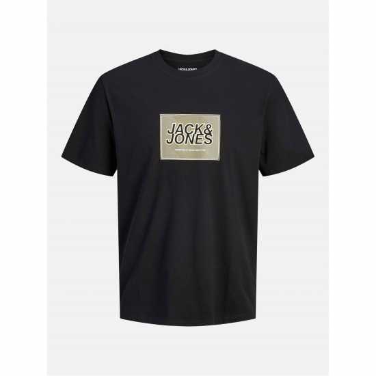 Jack And Jones Kids' T-Shirt Blk/Wht/Blu 