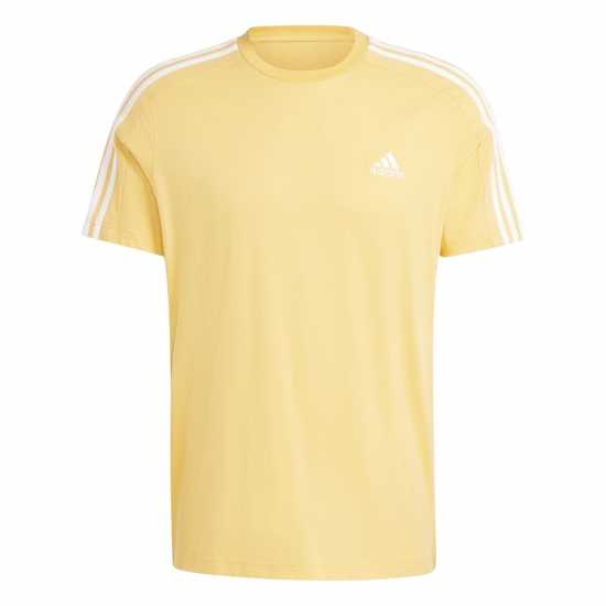 Adidas Мъжка Риза Essentials 3-Stripes T-Shirt Mens Hazy Orange Мъжко облекло за едри хора