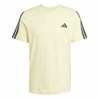 Adidas Мъжка Риза Essentials 3-Stripes T-Shirt Mens Прахово жълто 