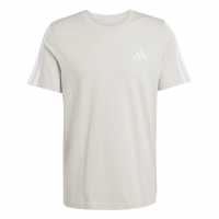 Adidas Мъжка Риза Essentials 3-Stripes T-Shirt Mens Чудесна Алуминия 