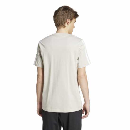 Adidas Мъжка Риза Essentials 3-Stripes T-Shirt Mens Чудесна Алуминия 
