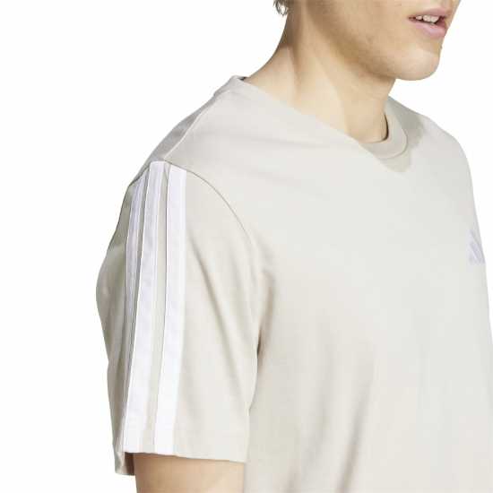Adidas Мъжка Риза Essentials 3-Stripes T-Shirt Mens Чудесна Алуминия 