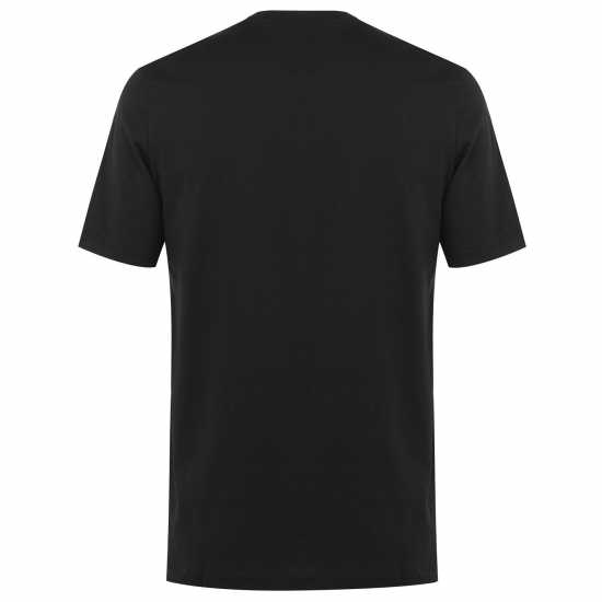Adidas Мъжка Риза Essentials 3-Stripes T-Shirt Mens Черно/Бяло Мъжко облекло за едри хора