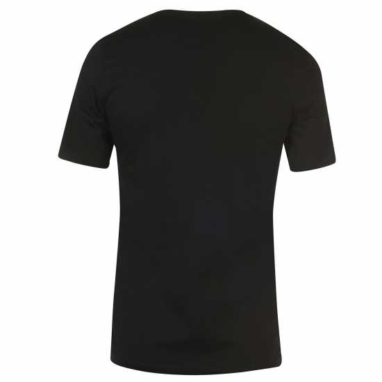 Adidas Мъжка Риза Essentials 3-Stripes T-Shirt Mens Черно/Бяло Мъжко облекло за едри хора
