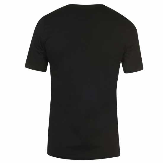 Adidas Мъжка Риза Essentials 3-Stripes T-Shirt Mens Black/White Мъжко облекло за едри хора