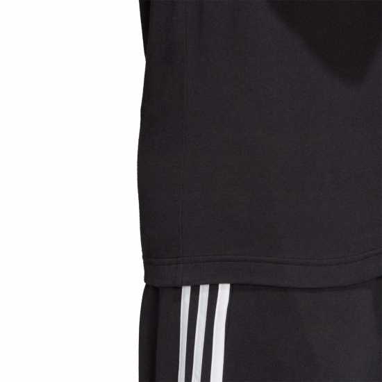 Adidas Мъжка Риза Essentials 3-Stripes T-Shirt Mens Черно/Бяло Мъжко облекло за едри хора