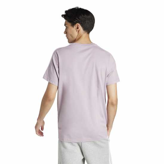 Adidas Мъжка Риза Essentials 3-Stripes T-Shirt Mens Предишно Фиг Мъжко облекло за едри хора