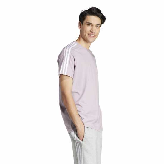 Adidas Мъжка Риза Essentials 3-Stripes T-Shirt Mens Предишно Фиг Мъжко облекло за едри хора