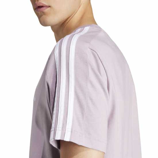 Adidas Мъжка Риза Essentials 3-Stripes T-Shirt Mens Предишно Фиг Мъжко облекло за едри хора