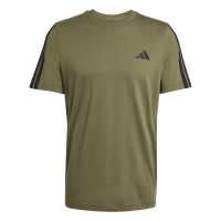 Adidas Мъжка Риза Essentials 3-Stripes T-Shirt Mens Олива Страта 