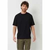 Threadbare Men's Batley Regular Fit T-Shirt Черно Threadbare Men's Batley Regular Fit T-Shirt Черно