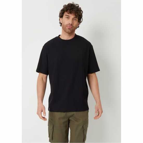 Threadbare Men's Batley Regular Fit T-Shirt Черно Threadbare Men's Batley Regular Fit T-Shirt Черно