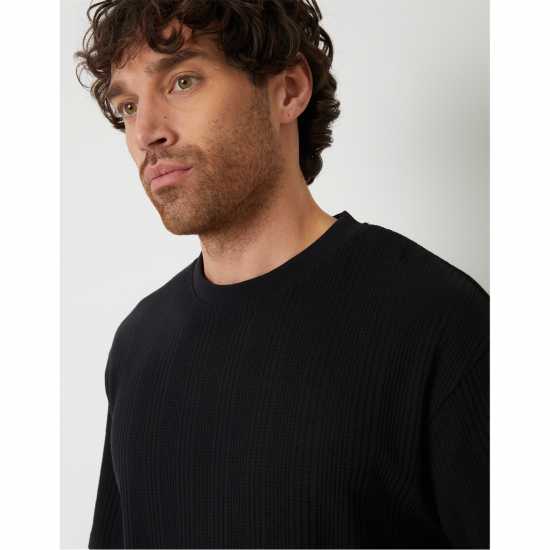 Threadbare Men's Batley Regular Fit T-Shirt Черно Threadbare Men's Batley Regular Fit T-Shirt Черно