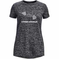 Under Armour Tech Bl Twist T-Shirt Juniors Черно Детски тениски и фланелки