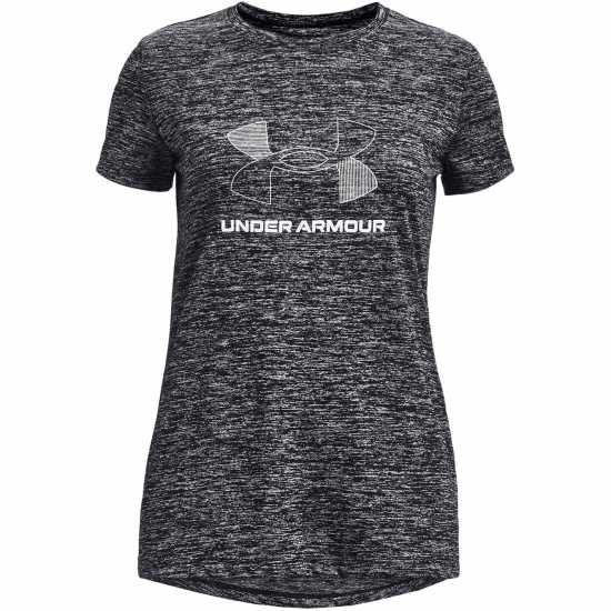 Детски тениски и фланелки Under Armour Tech Bl Twist T-Shirt Juniors Черно Under Armour Tech Bl Twist T-Shirt Juniors Черно Детски тениски и фланелки